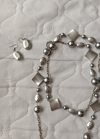 Tasarımcı Kolye küpe set