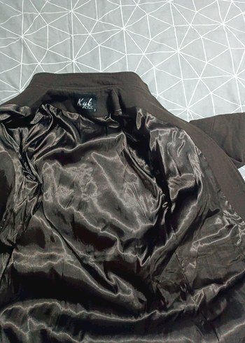 Düğmeli Kahverengi Uzun Kaşe Kadın Kaban - Görsel 9