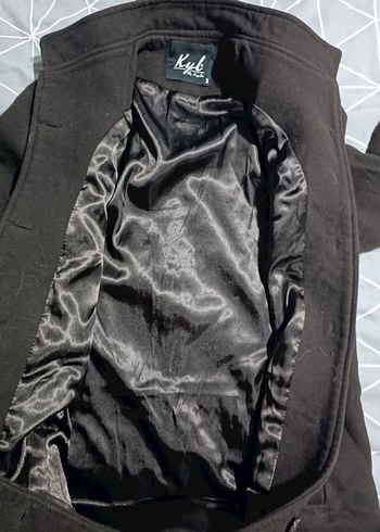 Düğmeli Kahverengi Uzun Kaşe Kadın Kaban - Görsel 6