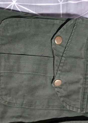 Kadın Haki Kapüşonlu Uzun Ceket - Görsel 10