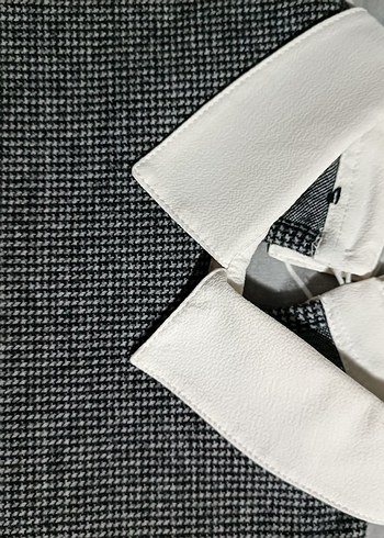 Gri Triko Uzun Kollu Kadın Kazak - Görsel 5