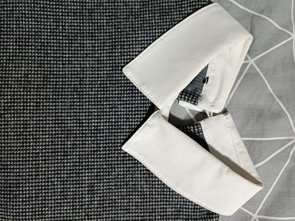 Gri Triko Uzun Kollu Kadın Kazak - Görsel 5