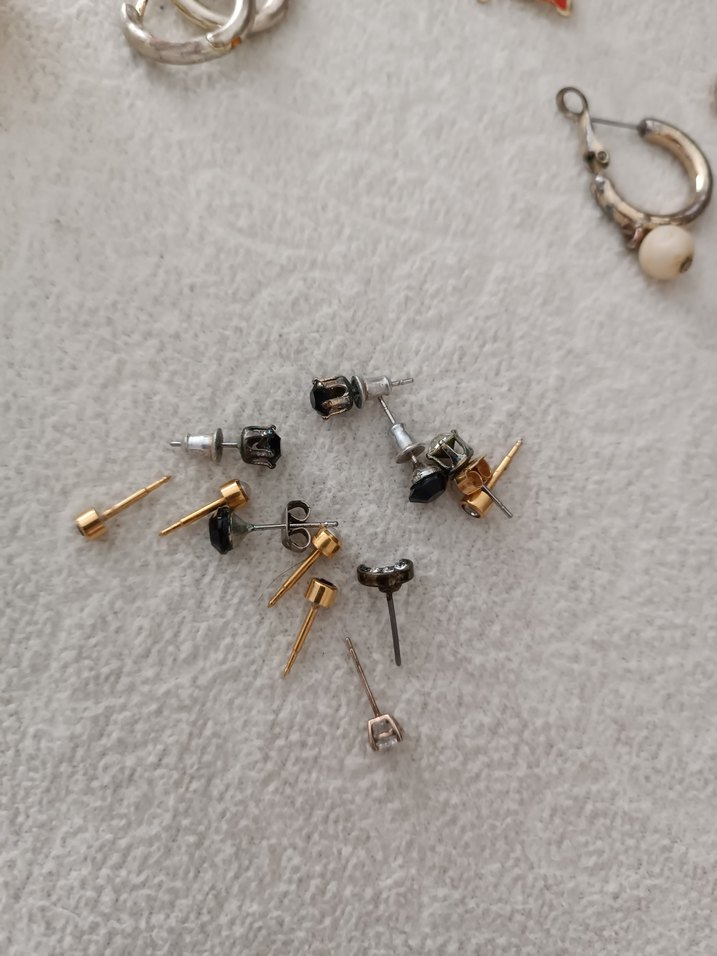 Kırmızı Mini Boncuklu Bohem Küpeler - Görsel 4