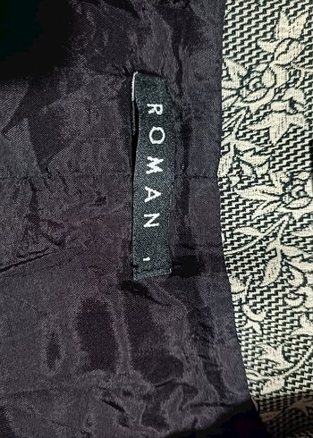 Gri Desenli Kadın Blazer Ceket - Görsel 9