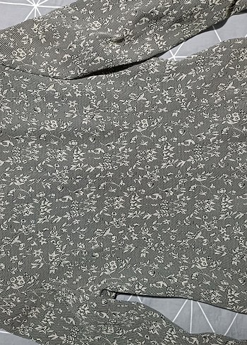 Gri Desenli Kadın Blazer Ceket - Görsel 14