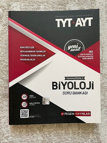 tyt ayt biyoloji konu anlatımlı kitap
