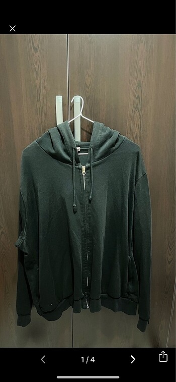 H&M SİYAH KAPÜŞONLU
