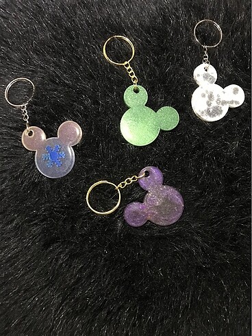 Epoksi Mickey Minnie Anahtarlıklar