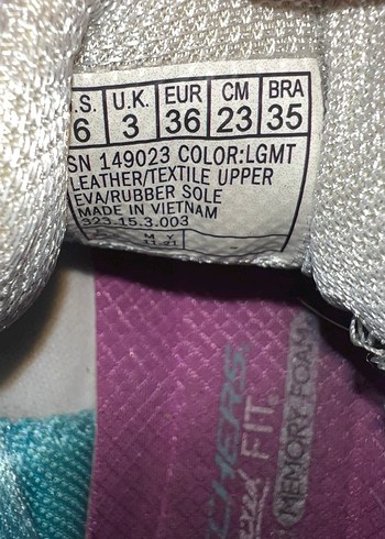 Kız Çocuk Gri Bağcıklı Spor Ayakkabı - Görsel 2