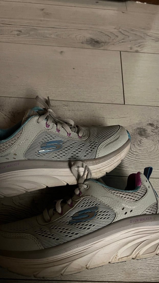 Kız Çocuk Gri Bağcıklı Spor Ayakkabı - Görsel 3