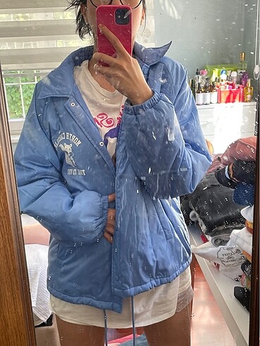 Pull and bear rüzgarlık puf bomber ceket