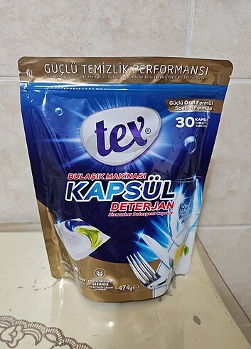 Tex bulaşık makina deterjani 
