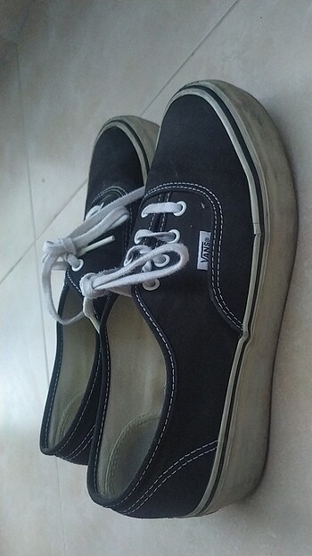 Vans UA Authentic Plartform 2.0 siyah sneker 