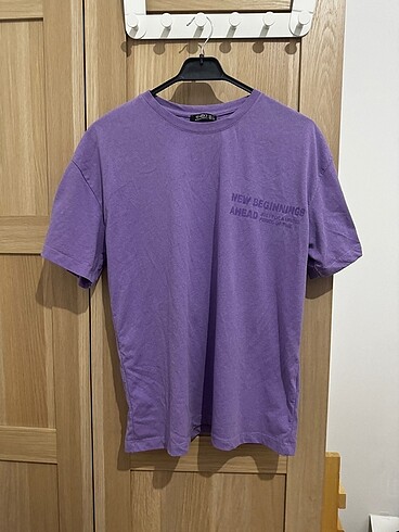 Diğer Mor baskılı tshirt