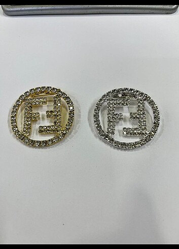 Fendi Broş Taşlı Fendi (1 adet fiyatıdır)