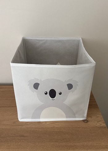 Gri Koala Desenli Çocuk Raf Kutusu - Görsel 3