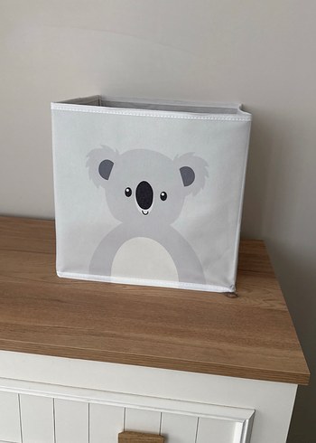 Gri Koala Desenli Çocuk Raf Kutusu - Görsel 2