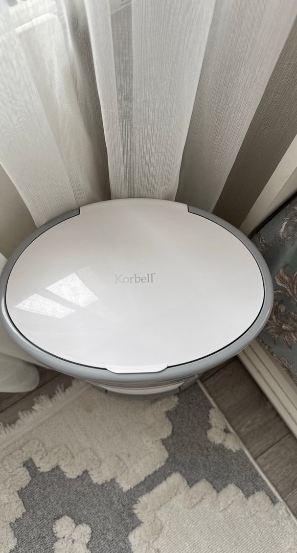 Bebek Bezi Çöp Kutusu Pedallı Beyaz - Görsel 4