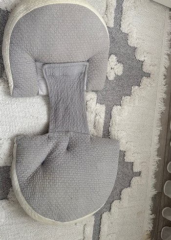 Gri Emzirme ve Hamilelik Destek Yastığı - Görsel 2