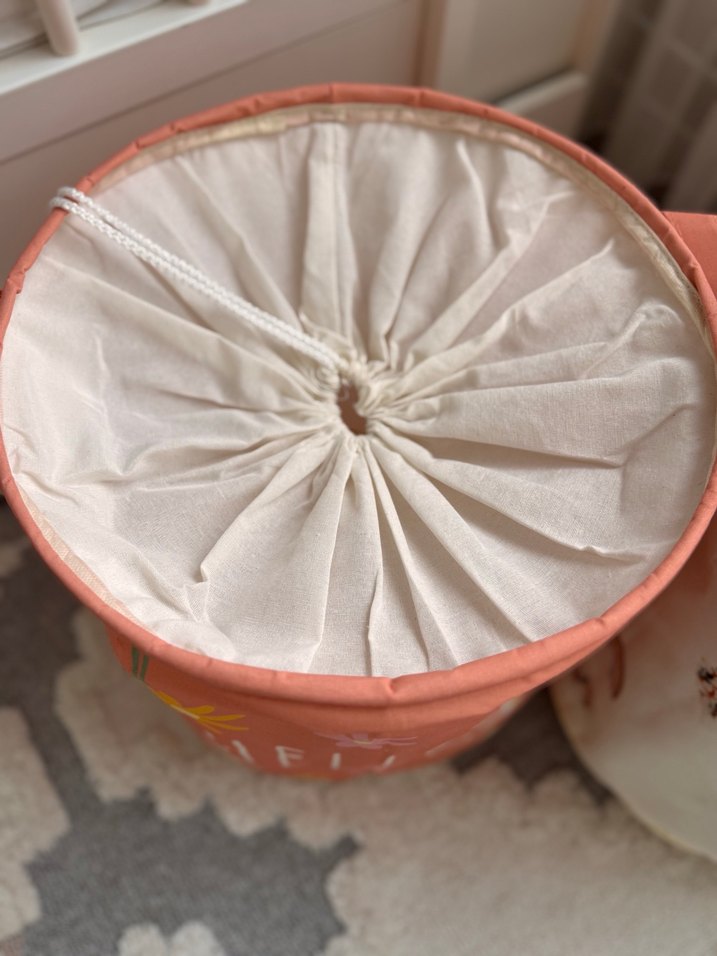 Renkli Desenli Katlanabilir Sepetler 2 adet - Görsel 4