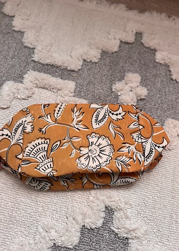 Bohem Desenli Fermuarlı Makyaj Çantası 3 adet - Görsel 5
