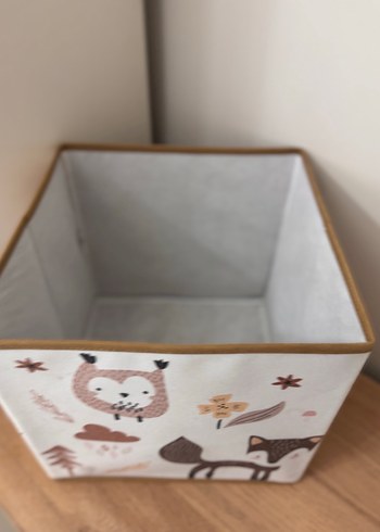 Kahverengi Hayvan Desenli Saklama Kutusu - Görsel 3
