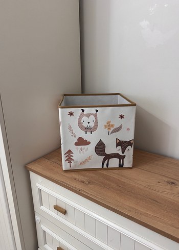 Kahverengi Hayvan Desenli Saklama Kutusu - Görsel 4