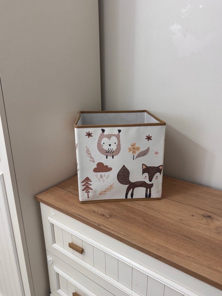 Kahverengi Hayvan Desenli Saklama Kutusu - Görsel 4