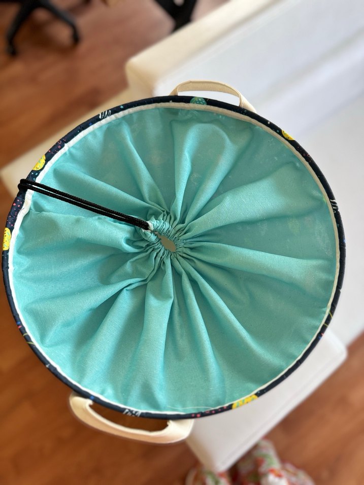 Renkli Uzay Temalı Sepet ve Saklama Çantası - Görsel 4