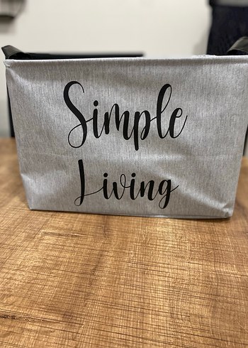 Gri Katlanabilir Saklama Sepetleri 3lü set - Görsel 3