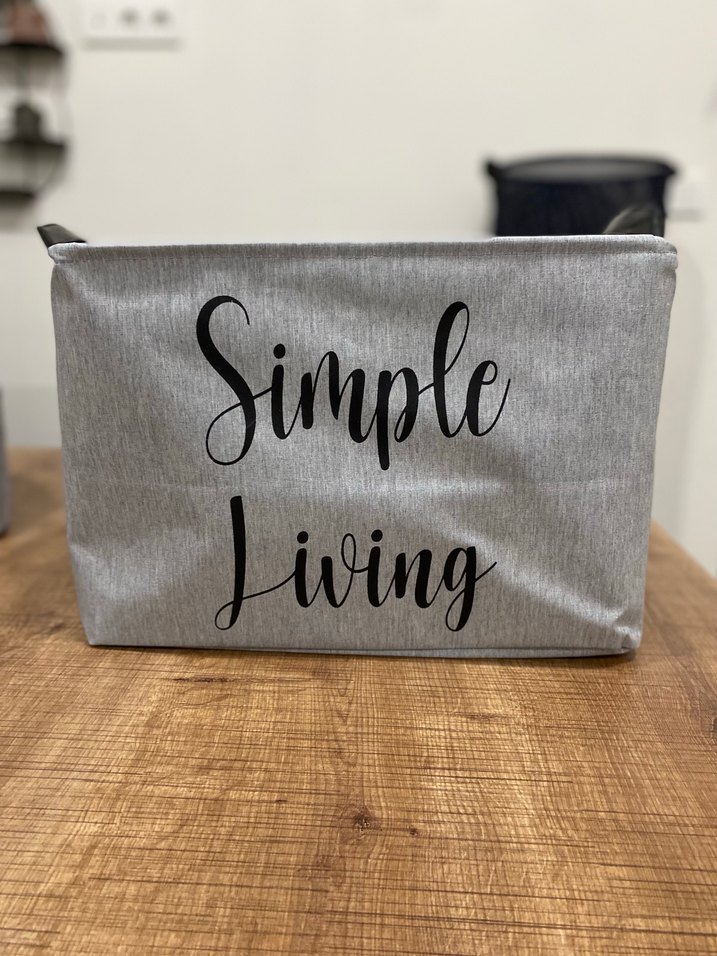 Gri Katlanabilir Saklama Sepetleri 3lü set - Görsel 5