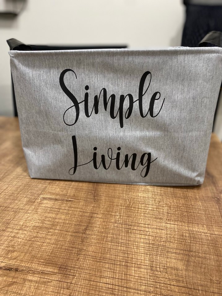 Gri Katlanabilir Saklama Sepetleri 3lü set - Görsel 3