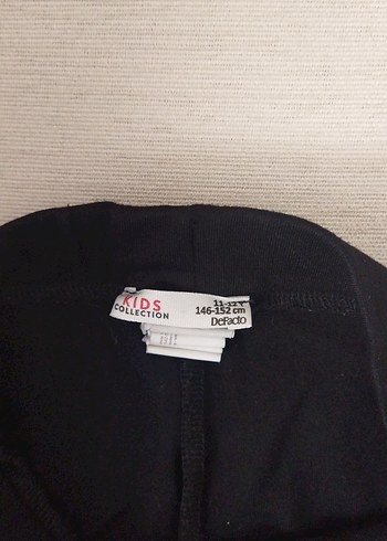 Kız Çocuk Siyah Basic Pantolon - Görsel 3