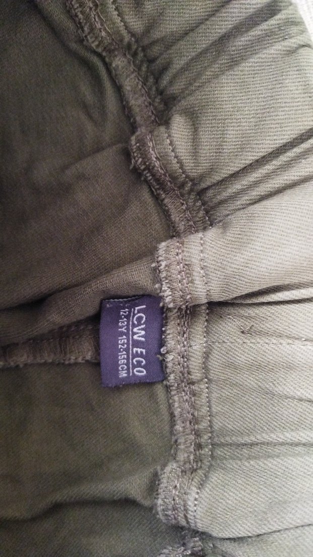 Erkek Çocuk Bej Rahat Kesim Pantolon - Görsel 3