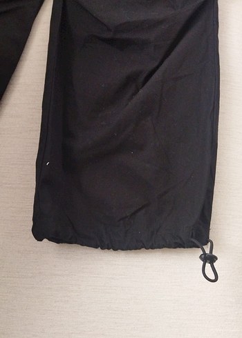 Siyah Salaş Street Wear Kumaş Pantolon - Görsel 2