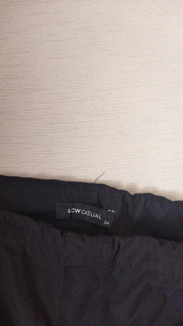 Siyah Salaş Street Wear Kumaş Pantolon - Görsel 4