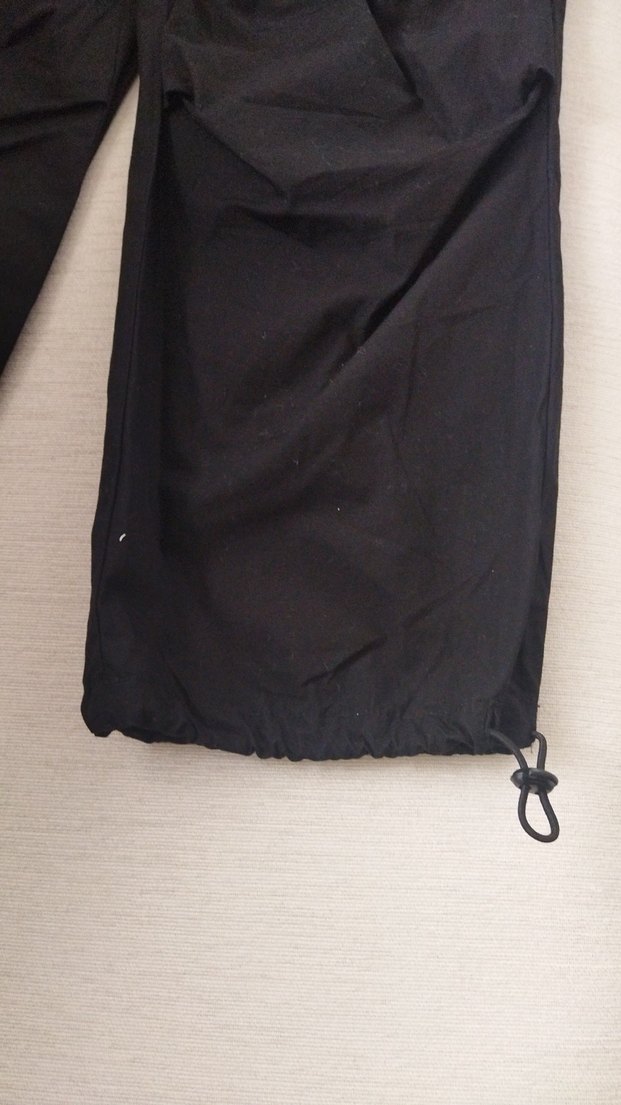 Siyah Salaş Street Wear Kumaş Pantolon - Görsel 2