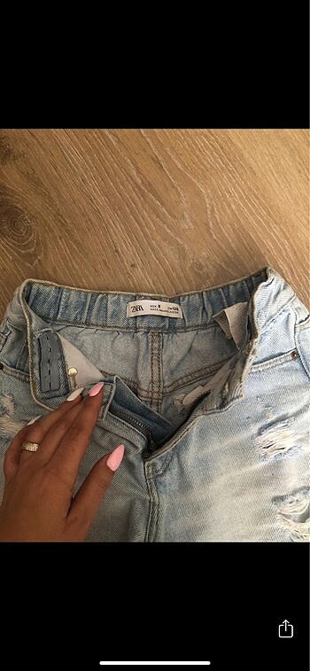 8 Yaş Beden zara denim şort