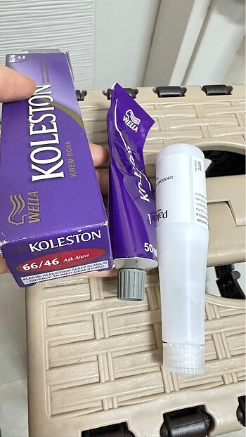 Kızıl tonlarında karışık 4 adet  saç boyaları - Görsel 6