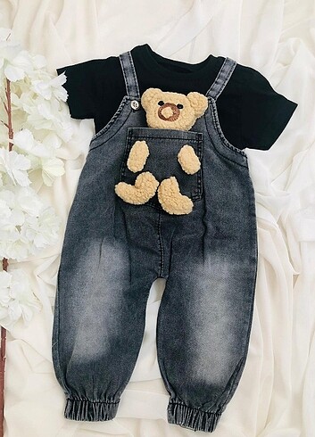1,5 Yaş Beden Unisex salopet tulum