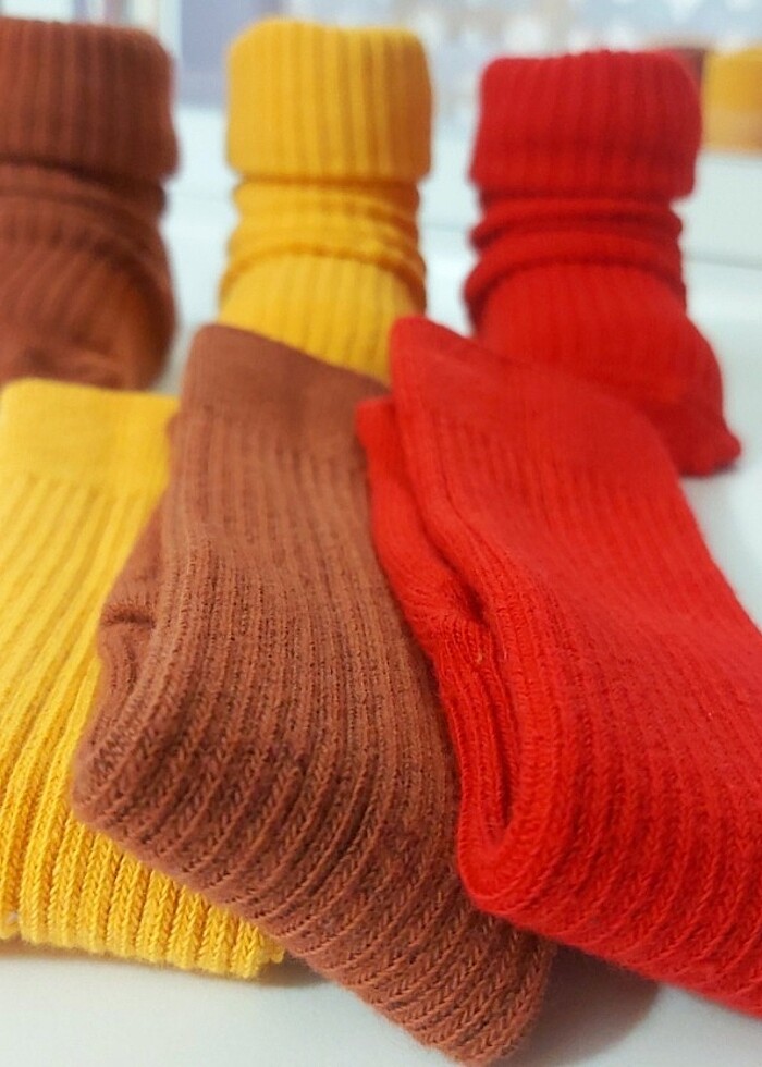 Fitilli kız çocuk çorap - Görsel 3