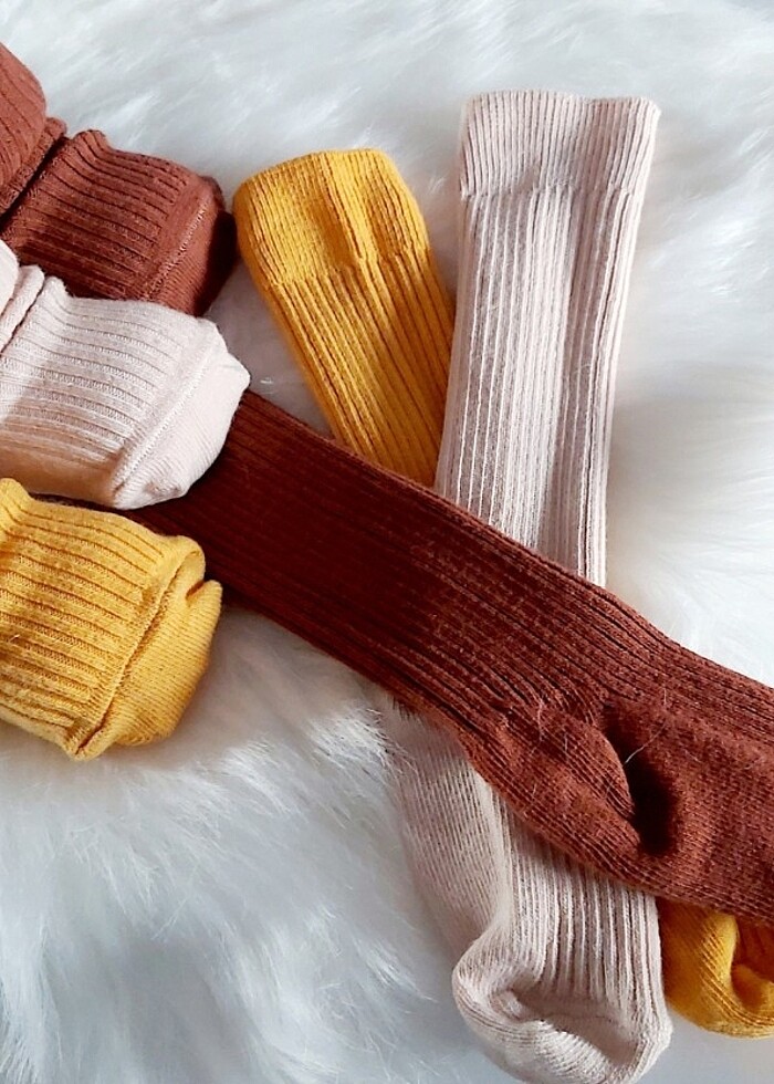 Fitilli kız çocuk çorap - Görsel 2