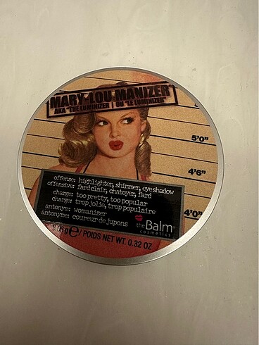  Beden The Balm Mary Lou Manizer Aydınlatıcı Highlighter