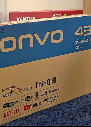 Onvo 109 ekran Smart Tv 4000?