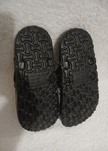 siyah Erkek Günlük Tokalı Terlik 41 numara - Görsel 3