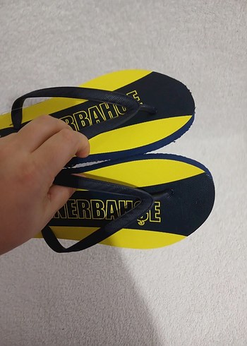 Erkek Sarı Fenerbahçe Bantlı Terlik - Görsel 6