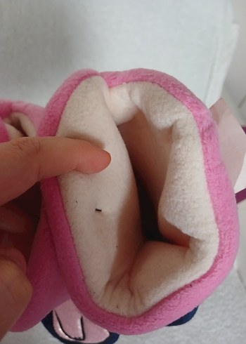 Kız Çocuk Pembe Desenli Sıcak Ev Terliği - Görsel 9