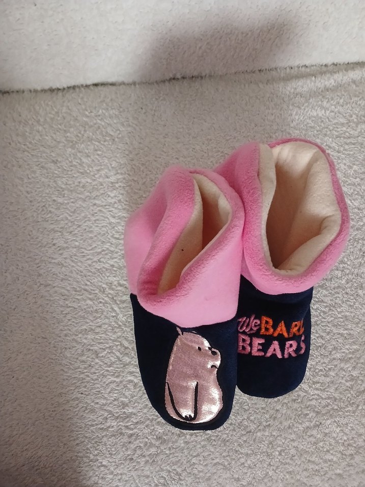 Kızlar için Pembe Sıcak Ev Terliği - Görsel 3