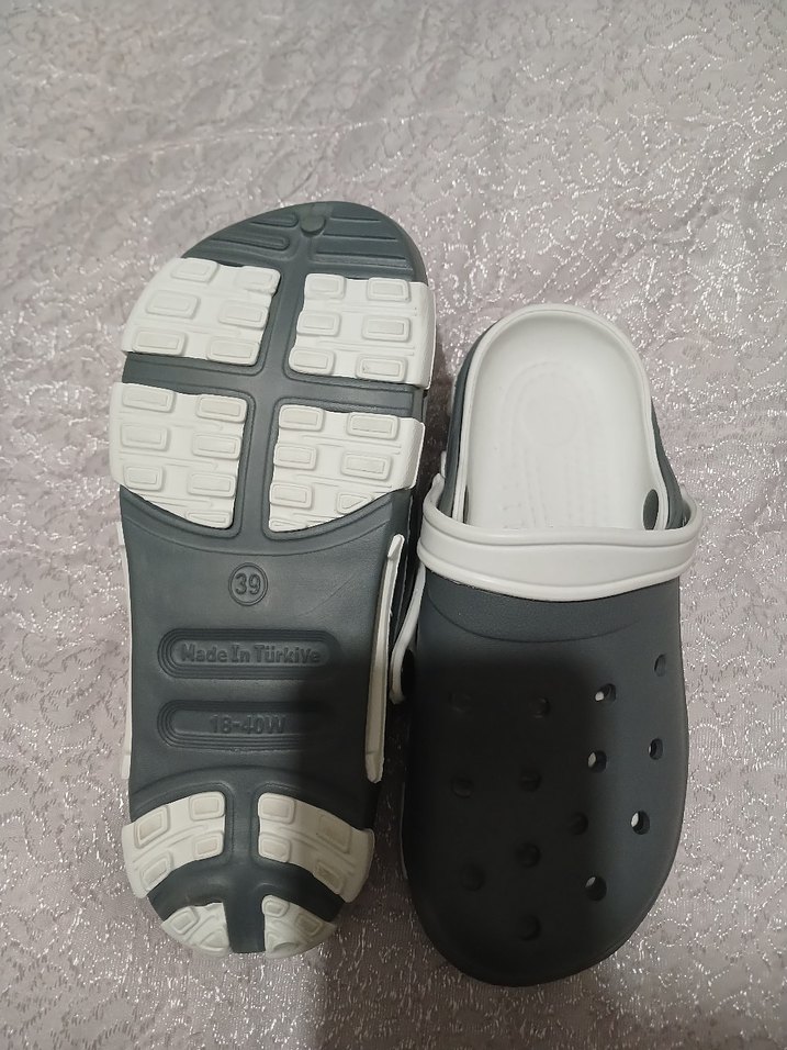 Gri kadin Terlik, Kaydırmaz Tabanlı - Görsel 4