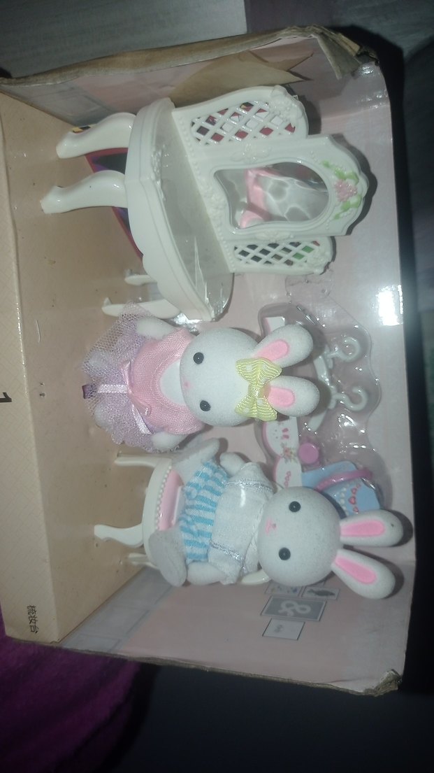 Pastel Renkli Tavşan Figürlü Çocuk Oyun Seti - Görsel 2